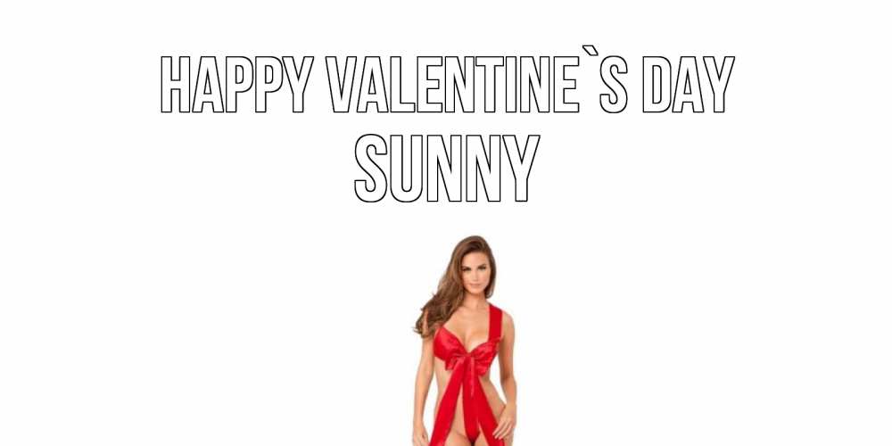 Greetings card с именем, Sunny Happy Valentine`s Day с днем Святого Валентина парня поздравить Greetings with text for free download 